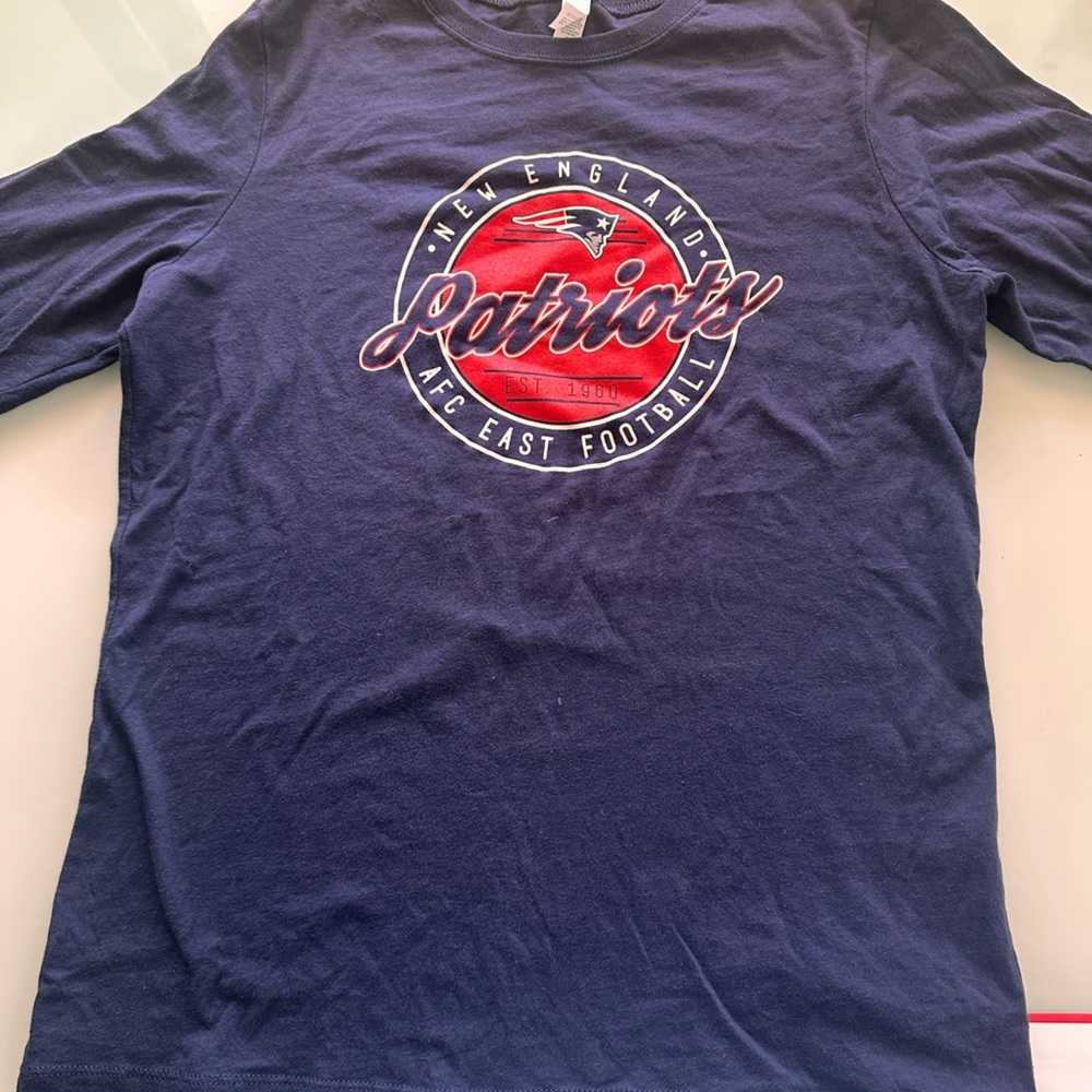 Bella Canvas Navy Blue Long Sleeve Tee